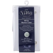 Wholesale - 70"x72" GREY EMBOSSED PEVA SHOWER LINER, UPC: 769898264535